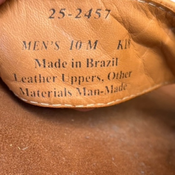 Johnston & Murphy Prescott Thong Sandals Size 10 Stone Blue Leather Thong Sandal - Picture 6 of 13